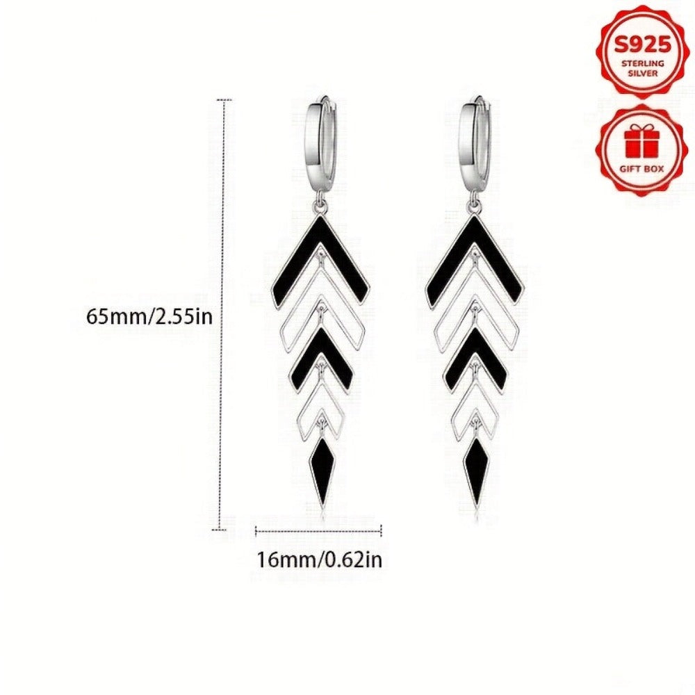 Aretes de Plata Esterlina 925 Brillantes y Versátiles, Elegantes y Modernos, Perfectos para Atuendos Informales. Ideales como Regalos para San Valentín, Fiestas, Cumpleaños o Joyería para Vacaciones en la Playa
