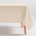Mantel liso antimanchas impermeable suave y resistente, uso diario mesa salón o exterior cuadrada, rectangular, redonda, estilo mediterráneo para el hogar y exterior