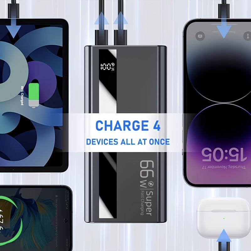 Power bank para carga durante viajes y uso diario | 60000mAh