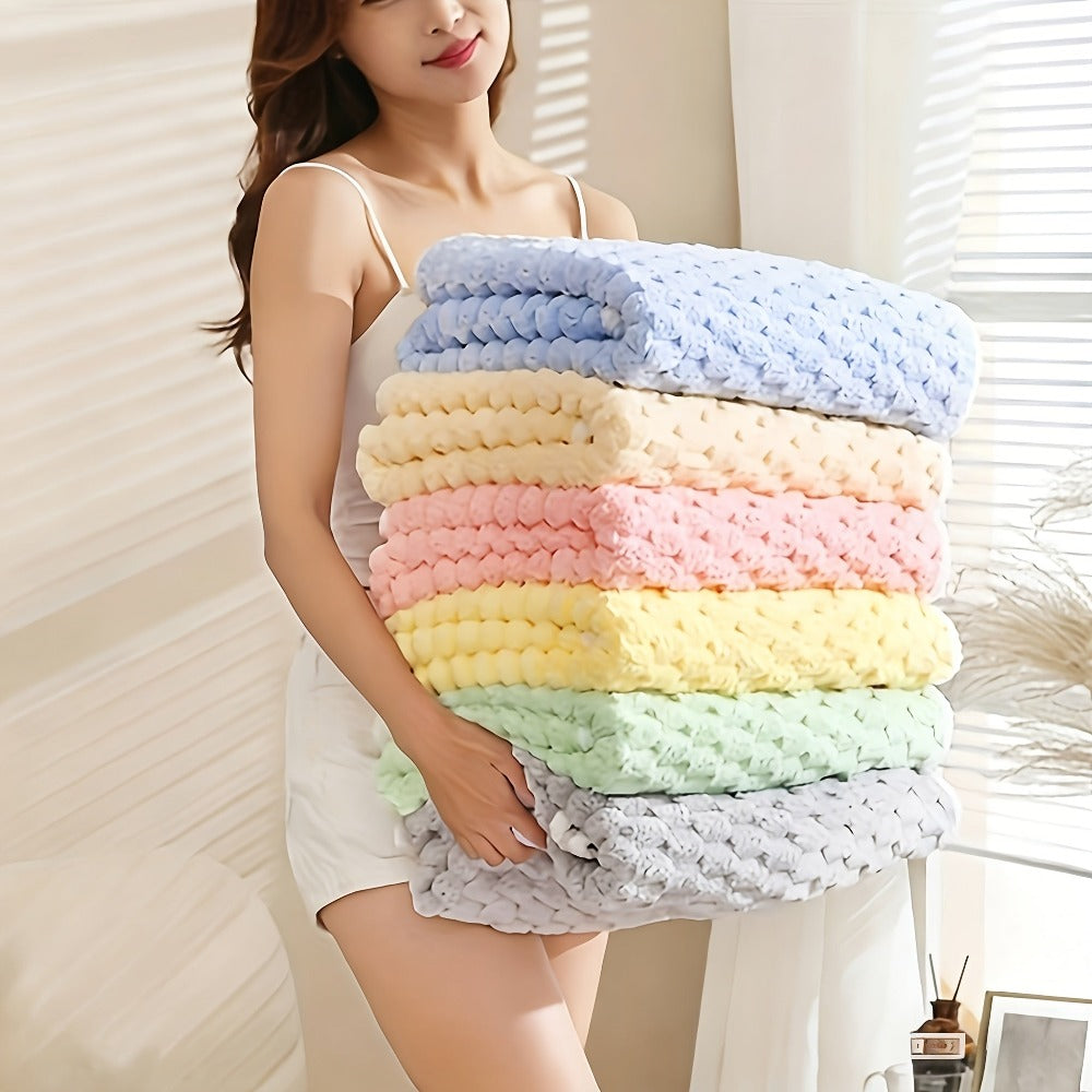 Juego de 4 toallas de baño de lujo ultra suaves, altamente absorbentes, ideales para spa y deportes, toallas de secado rápido para uso en el gimnasio, que miden 140 por 70 cm