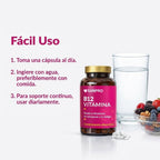 Vitamina B12 1000µg Alta Dosis | 60 Cápsulas Veganas - Sin OGM | Cianocobalamina Alta Absorción | San Pro