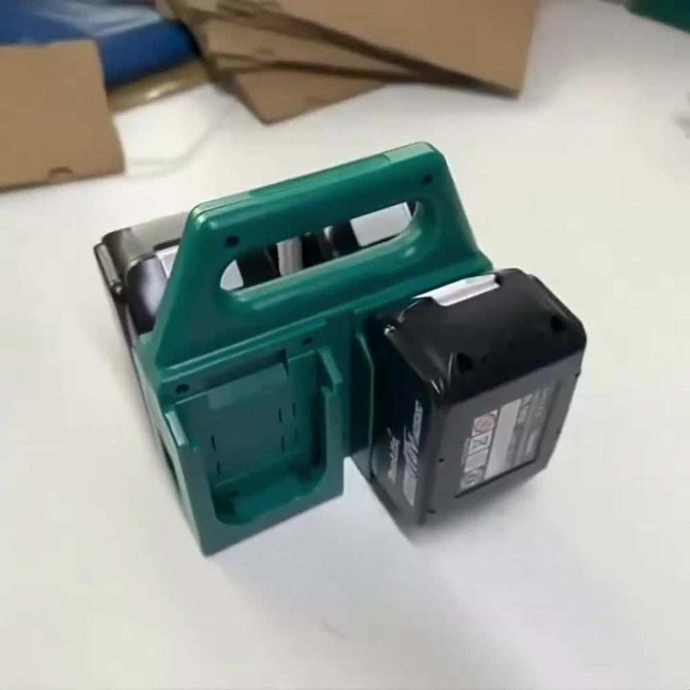Estuche para baterías de herramientas Makita para banco de trabajo garaje y transporte | diseño funcional