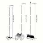 Kit de limpieza para el hogar 3 en 1: Escoba de cerdas suaves, recogedor y juego de cepillos - Anti-pegajoso para el pelo, ideal para el hogar, la oficina, la escuela, el dormitorio - Regalo perfecto de Navidad, cepillo de limpieza