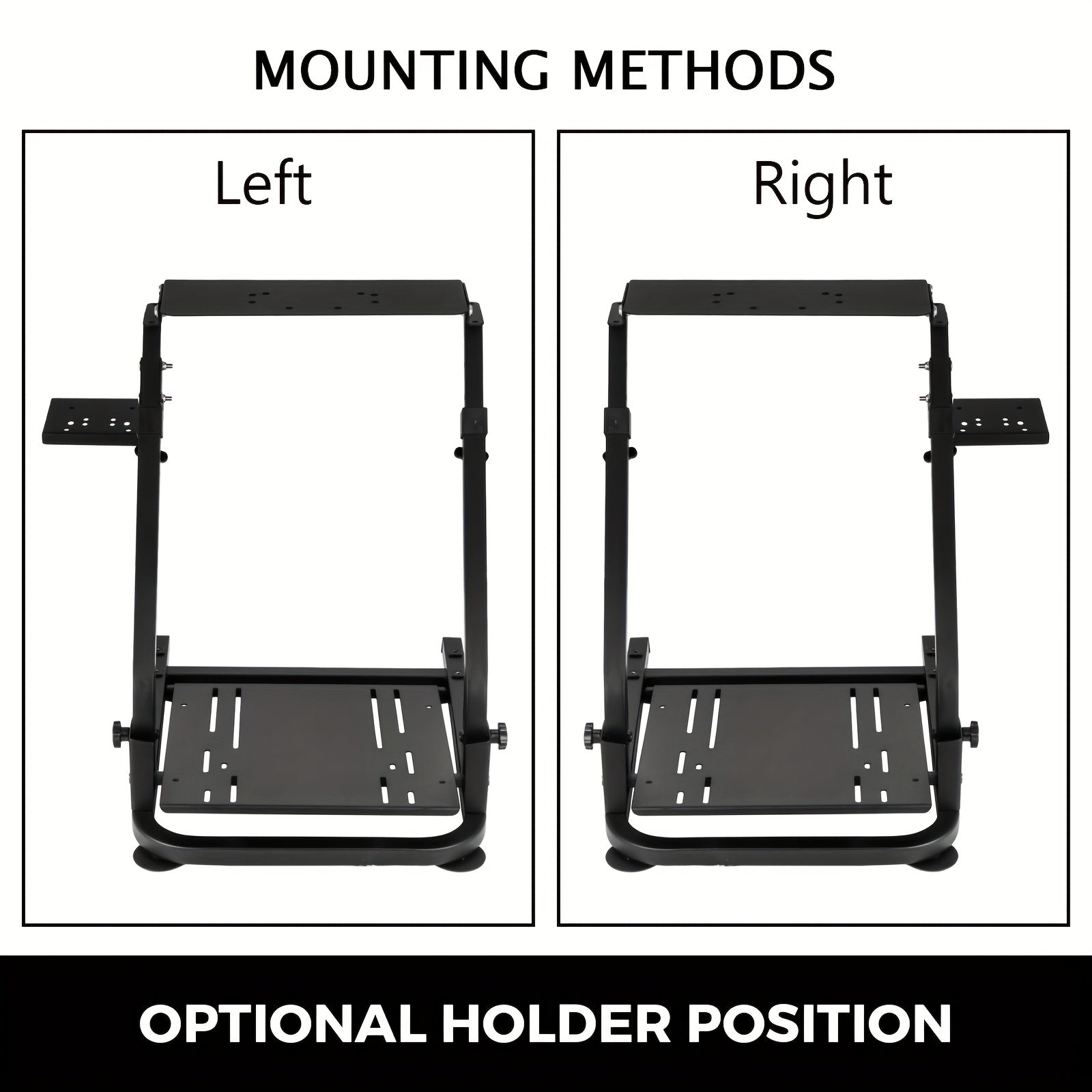 Soportes para volante de carreras | Soporte Plegable para Volante de Carreras, Estructura Triangular de Simulador de Volante para Logitech G29