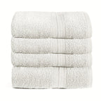 Juego de Toallas y Toallas de Baño, 4 Piezas, Calidad Premium, 100% Algodón, 550 g/m², Tamaños: 30×50 cm, 50×100 cm, 70×140 cm, Altamente Absorbentes, Suaves al Tacto, Disponible en 9 Colores