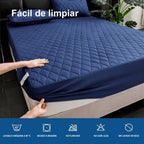 1 pc Protector de colchón acolchado, Súper Suave y Cómoda, Funda de colchón Elástico en Todo Contorno, Lavable a Máquina, Cubre de Colchón Ideal para Dormitorios, Habitaciones de Invitados, Residencias y Hoteles