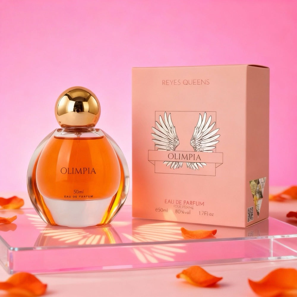Perfume para mujer OLIMPIA Eau De Parfum 50 ml - Aroma seductor con notas florales y ambaradas - Elegancia en cada gota
