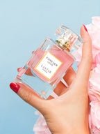 LASTAR Premium Eau De Parfum Floral - 55ml Rosa Brillante Delicado, Inspirado en Fragancias de Diseñadores de Lujo, Armonía Floral de Rosa, Jazmín y Vainilla, Enmascarar Olores, Regalos de Cumpleaños, Presentes para Fiestas