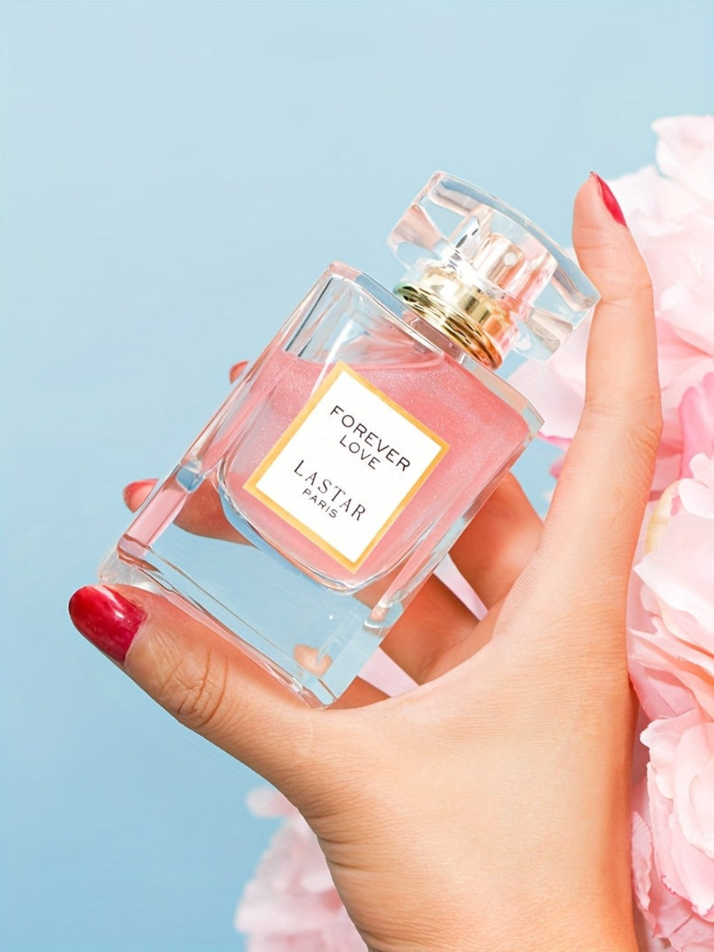 LASTAR Premium Eau De Parfum Floral - 55ml Rosa Brillante Delicado, Inspirado en Fragancias de Diseñadores de Lujo, Armonía Floral de Rosa, Jazmín y Vainilla, Enmascarar Olores, Regalos de Cumpleaños, Presentes para Fiestas
