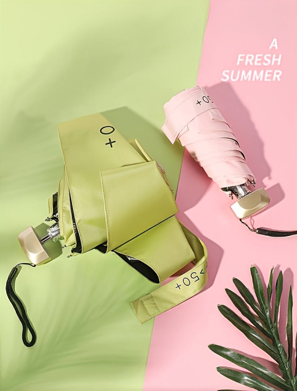 Paraguas plegable compacto de 1 pieza, disponible en 11 colores, paraguas de viaje, paraguas portátil ligero, miniparaguas de sol de moda para hombre, paraguas de viaje de bolsillo, regalo para mujer