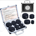 Set de Masaje con Piedras Calientes, Herramientas Profesionales de Masaje Spa, para Cuello, Espalda, Piernas, Pies, Masaje de Cuerpo Completo, Set de 10/20 Piezas de Piedras Calientes Ajustable de Temperatura de 7 Velocidades