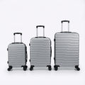 Juego de 3 Maletas Tamaños 18" (51X33X20cm), 22" (61x41x25cm), 26" (71x46x31cm) Medidas con ruedas incluidas, con Cerradura Numérica Maleta Cabina Trolley con Carcasa ABS Ligera, Asa Telescópica de Aluminio y 4 Ruedas Giratorias 360°