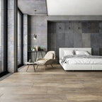 Piso de PVC, Piso de Vinilo 91.44X15.24X0.2Cm, Azulejos Autoadhesivos 18 piezas para 2.5M², 36 piezas para 5M², Piso de Vinilo con Clic, Laminado Adhesivo con Efecto Madera, Roble Cálido/Negro Roble/Beige-Gris/Roble Blanco/Gris