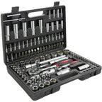 Juego de herramientas de 108 piezas Vasos para Llaves Carraca, incluye Llave de Trinquete, Ideal para Bricolaje, Reparación o Trabajos Mecánicos