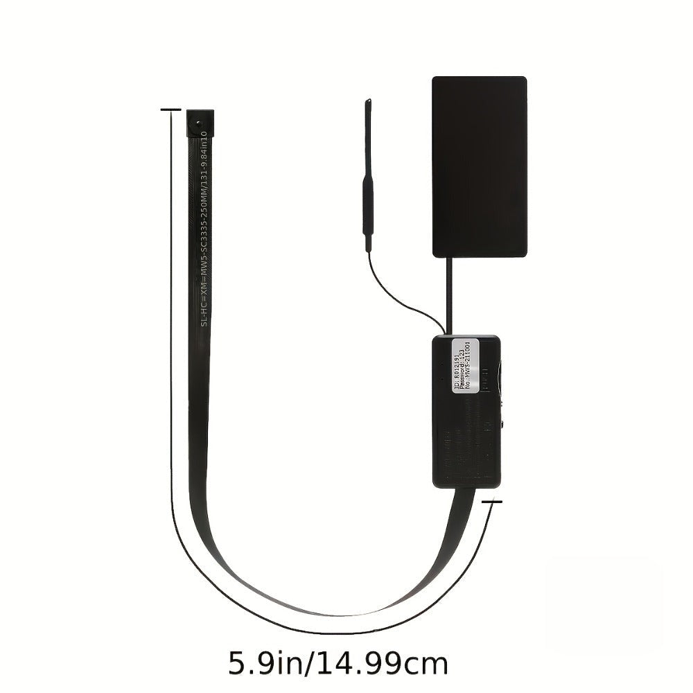 Cámara Inalámbrica HD 1080P Portátil con Control Remoto a Través de la App Móvil, Grabación de Audio y Video, Fácil de Usar, Expandible con Tarjeta TF, Grabación en Bucle, Ideal para Seguridad en el Hogar, Deportes, Investigaciones, Registros de Aprendiza