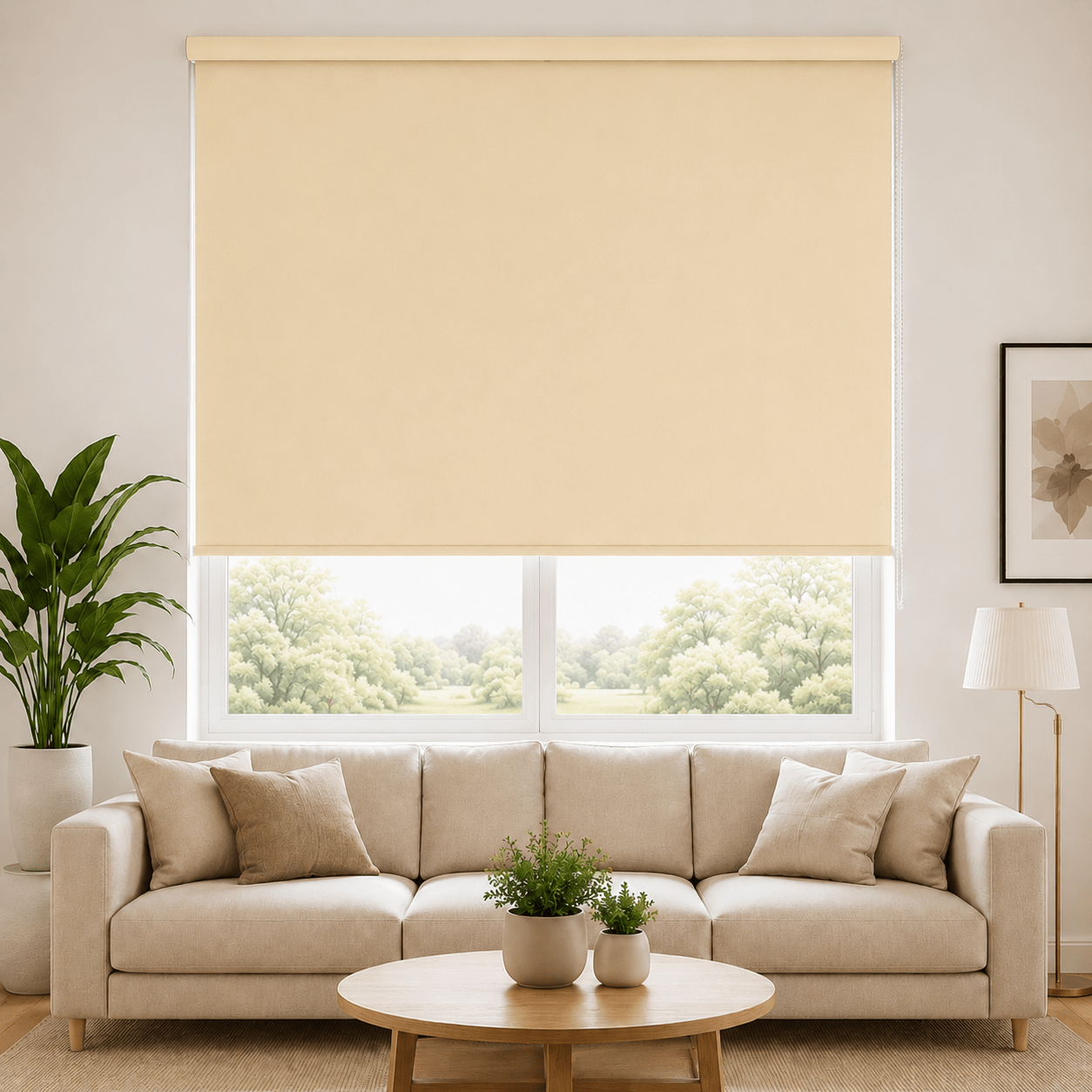 Estor Enrollable Semiopaco para Ventana, Cortina Enrollable Interior con Control de Luz y Privacidad, Estores Modernos para Dormitorio, Salón y Oficina, Persianas Enrollables Decorativas, Instalación con Taladro