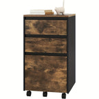 1pc Gabinete de Almacenamiento para Oficina con 3 Cajones, Gabinete de Oficina, Gabinete para Carpetas, Gabinete de Oficina con Ruedas, Contenedor Rodante con 3 Cajones, 40X70X40 Cm