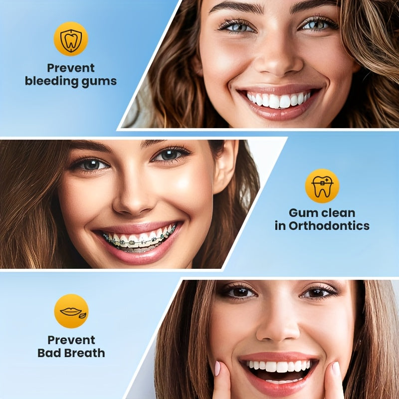 Irrigador Bucal Sejoy C12BLA Profesional con 5 Modos, 9 Boquillas, Tanque de 350ML, 30 Días de Batería para Limpieza Dental, Brackets y Cuidado de las Encías