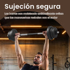 Set de pesas ajustables para entrenamiento en casa, ideal para hombres y mujeres, incluye barra extra, perfecto para ejercicios de levantamiento de pesas y fitness en el hogar - 20KG - 1 par, regalo de Navidad, decoración