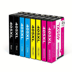 Paquete de cartuchos de tinta 405XL para impresora Epson 405 XL Compatible con Epson Workforce EC-C 7000 Pro WF-3800 Series Pro WF-3820 WF-3825 WF-4800 WF-4820 WF-4825 WF-4830 WF-7830 WF-7835 WF-7840 WF-7310