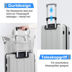 Juego de 5 piezas de equipaje, juego de viaje para trolley de negocios y viajes, cerradura TSA, ruedas de 360°