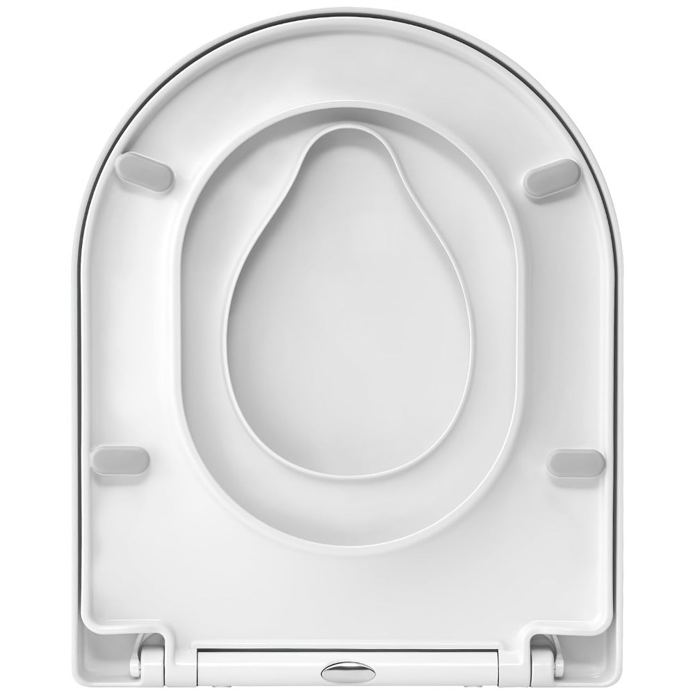 Tapa de inodoro de cierre suave 1pc | Baño, recambio e instalación rápida