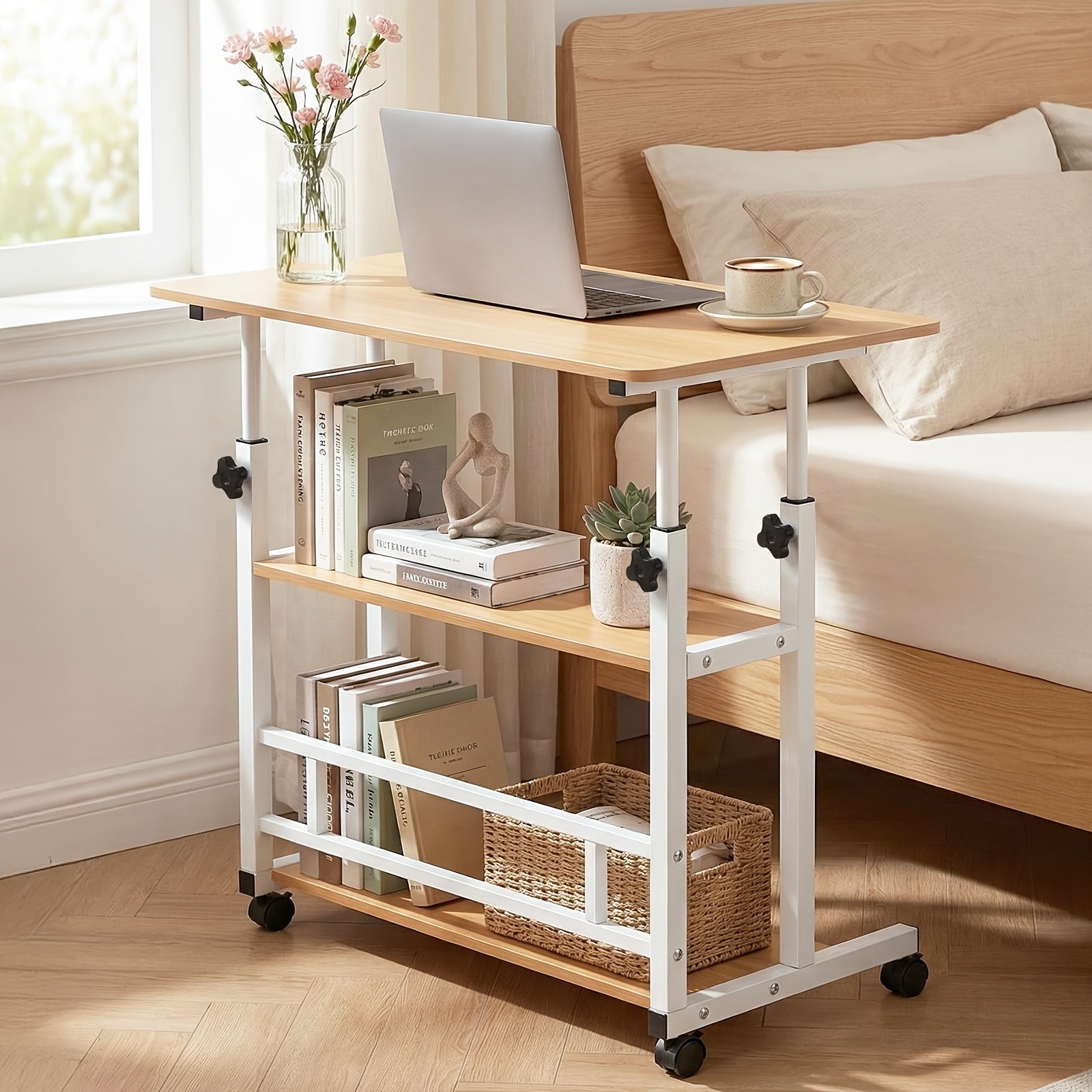 Escritorio para teletrabajo y estudio | 80 cm y ajustable