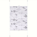 1pc Cortinas Plisadas Sin Taladro Requerido Con Portarrollos de Clip, Cortinas Plisadas de Clip, Cortinas Opacas de Protección Solar con Diseño de Ramas de Árbol, Cortinas para Ventanas y Puertas