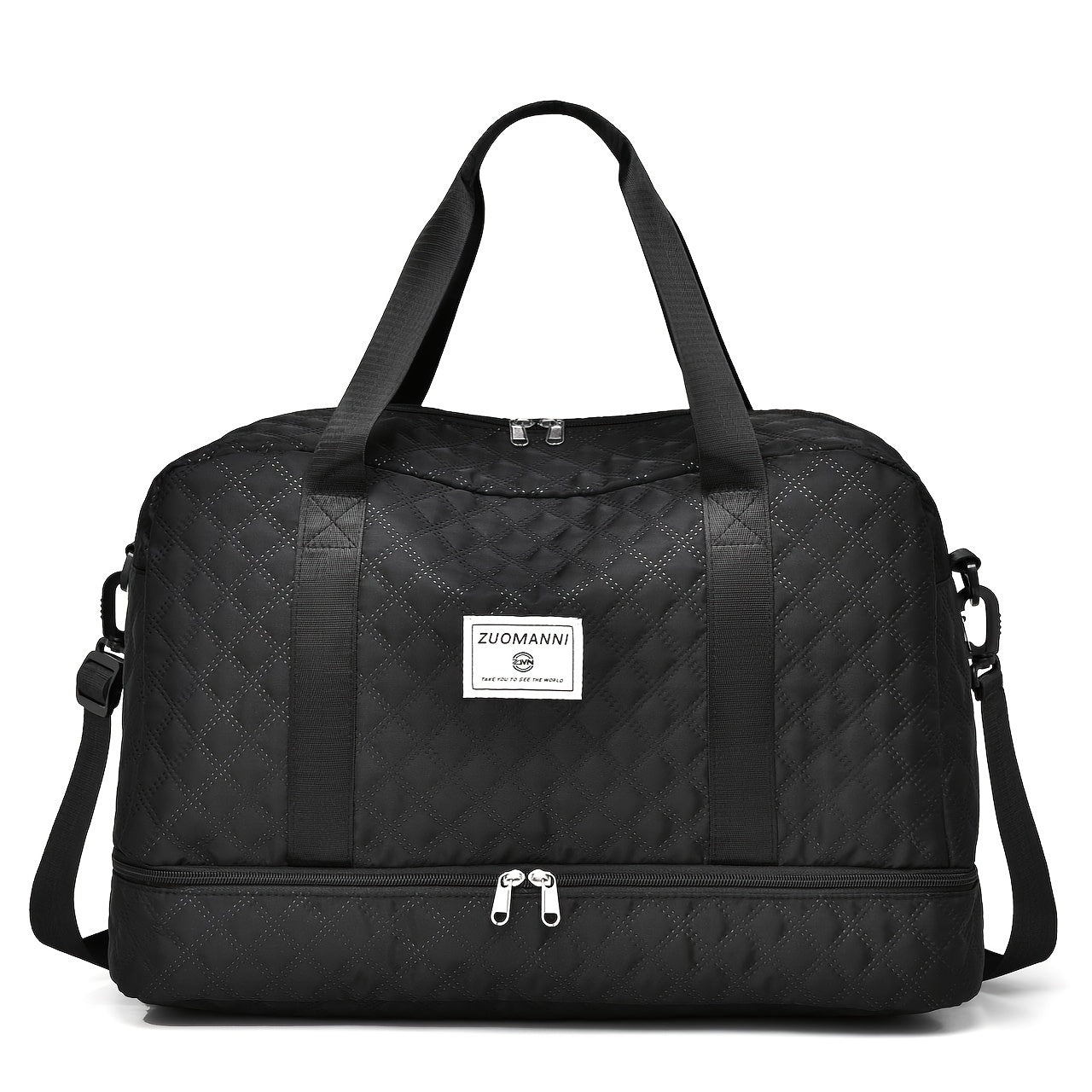 Bolso de Fitness Moda Exterior Corto Bolso de Viaje para Mujer Bolso de Equipaje Plegable de Ocio y Moda de Gran Capacidad para Viajes de Negocios Portátil