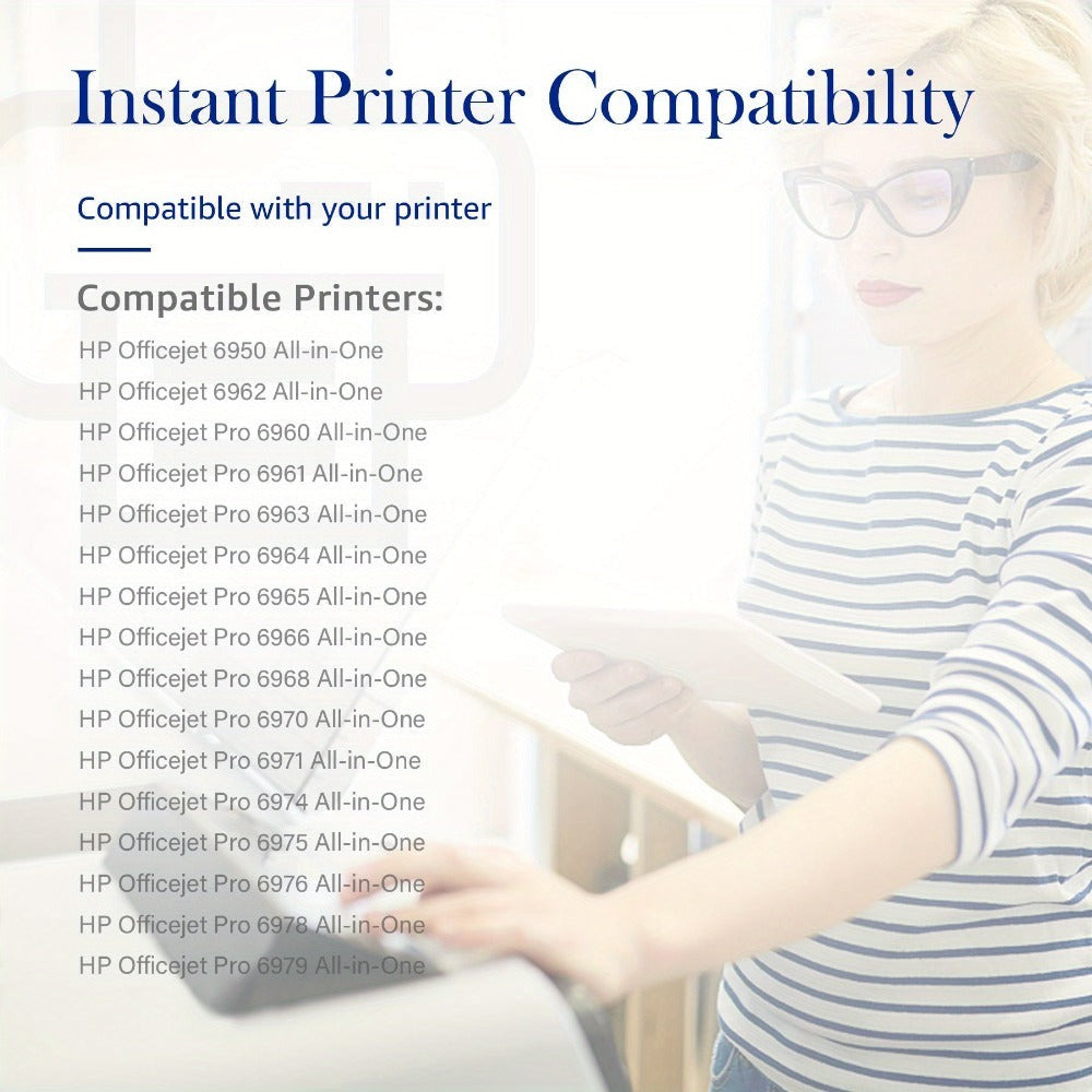 903 903XL Cartuchos de impresora multipack compatibles con cartuchos de impresora HP 903 para HP Officejet Pro 6970 6960 para Officejet 6950 6960 Impresora todo en uno (negro azul rojo amarillo)