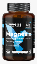 Pack 2x Magnesio Complex 4 en 1 - Con Citrato, Bisglicinato, Malato y Taurato – Sevens Nutrition