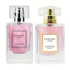 Un set de perfumes de fragancia floral LASTAR, 2 frascos, con aroma duradero, que deja una fragancia persistente en el cuello y los pulsores, adecuado para uso diario, negocios, viajes y otras ocasiones. Es un regalo ideal para fiestas, celebraciones o va