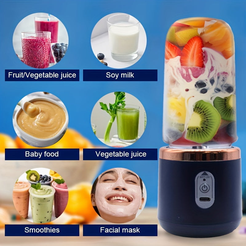 Exprimidor recargable con vaso portátil multifuncional | Para zumos en casa y exterior