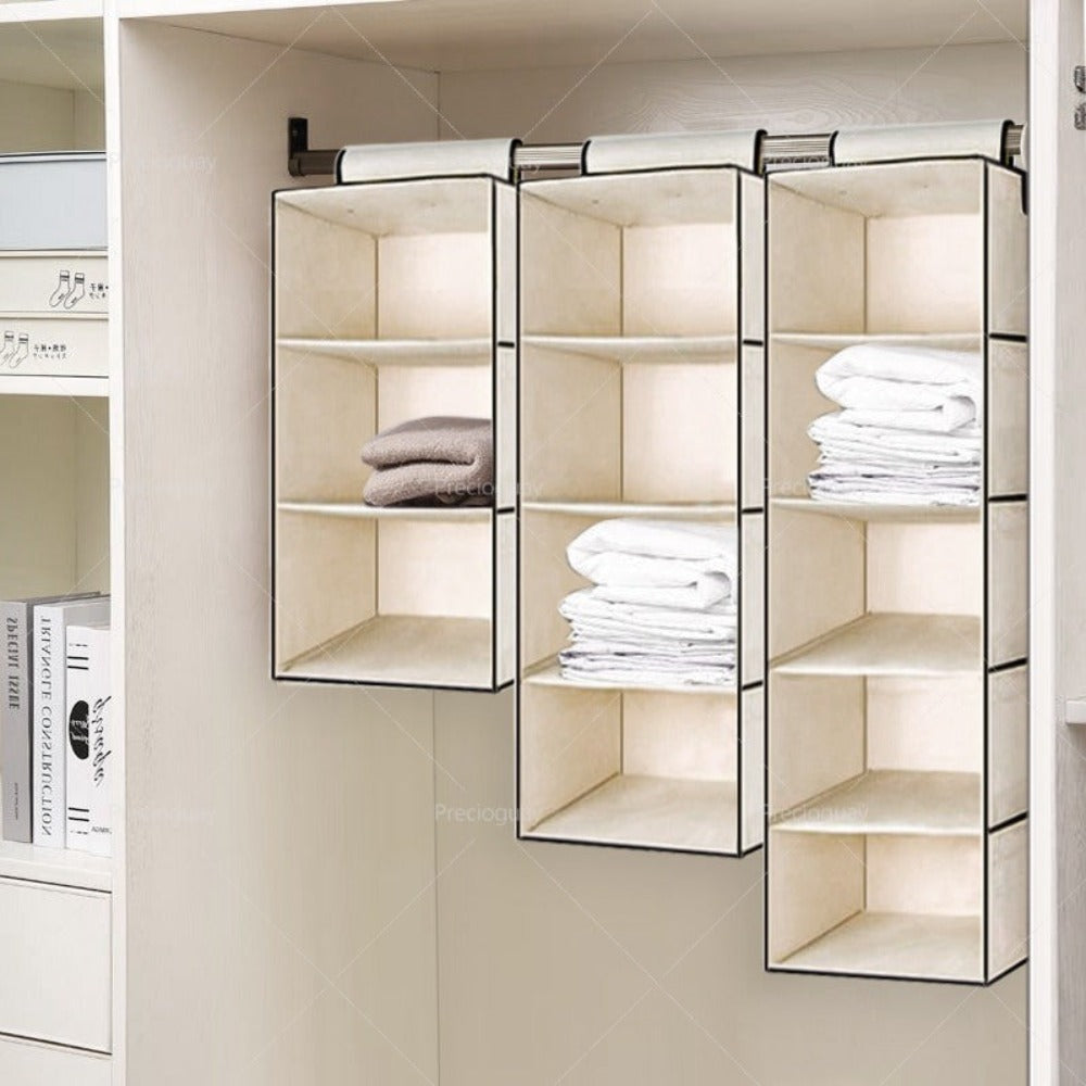 El estante organizador se puede plegar y almacenar, bolsa de almacenamiento portátil no tejida para zapatos, ropa y ropa interior, 2 capas, 3 capas, 4 capas, 5 capas.