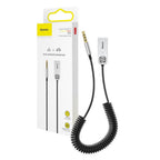 Adaptador de audio Bluetooth 5.0 Baseus USB - AUX, conexión de audio inalámbrica, negro, alta calidad, compatible con la mayoría de los dispositivos.