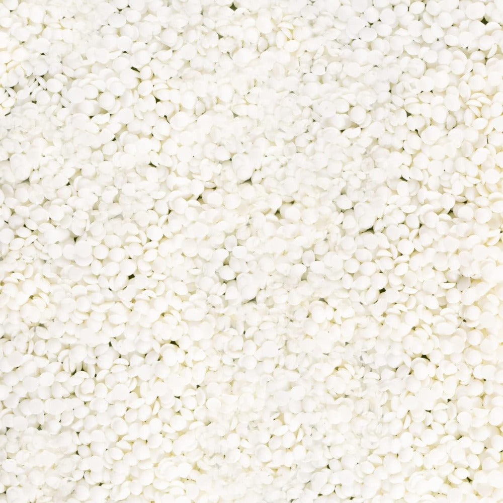 Cera de Parafina natural para hacer Velas aromáticas en bolsa de 1Kg, manualidades DIY, kit para hacer velas, parafina para velas con forma de perlas de color blanco