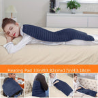 Almohadilla Térmica Extragrande - 6 Niveles de Calefacción, Hasta 140 °F, Apagado Automático a las 2 Horas, 84 cm x 43 cm x 60 cm x 30 cm, Portátil - Franela Suave, Lavable a Máquina, Almohadillas Térmicas para Cuello, Hombros, Rodillas, Piernas, Regalo p
