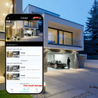 [Zoom 10x] Cámara de seguridad de exterior de 4MP con zoom automático de doble lente, más clara a distancia, cámara de alta definición 2K con panel solar, sistema de monitoreo PTZ de doble lente, foco deportivo WiFi 5G, visión nocturna en color, llamada b