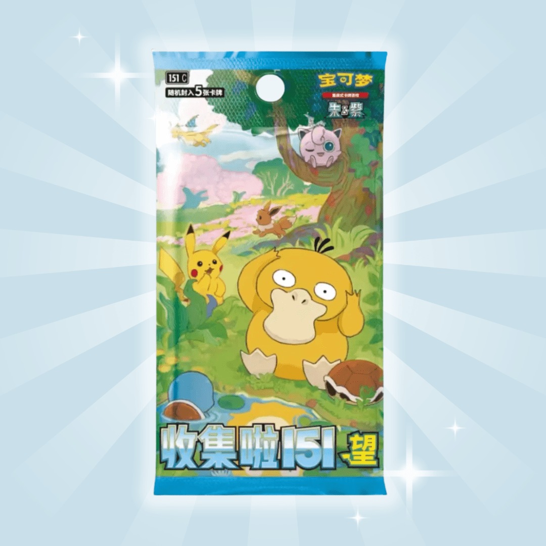 1x Pokémon TCG: Sobre de Esperanza Delgada 151 – Edición China | Sobre Individual