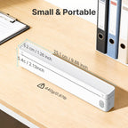 Impresora portátil sin tinta A10a, impresoras portátiles inalámbricas, impresora térmica para teléfono y portátil, impresora móvil para oficina, hogar y escuela, compatible con papel térmico de 21.59 cm x 27.94 cm y A4