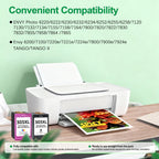 Vendidos por separado, paquete de 2 cartuchos de tinta 303XL para HP 303XL de alto rendimiento, compatibles con HP 7220e 7224e 7920e 7924e Envy Photo 6220 6230 6232 6234 7130 7234 7830 Tango X, negro y tricolor