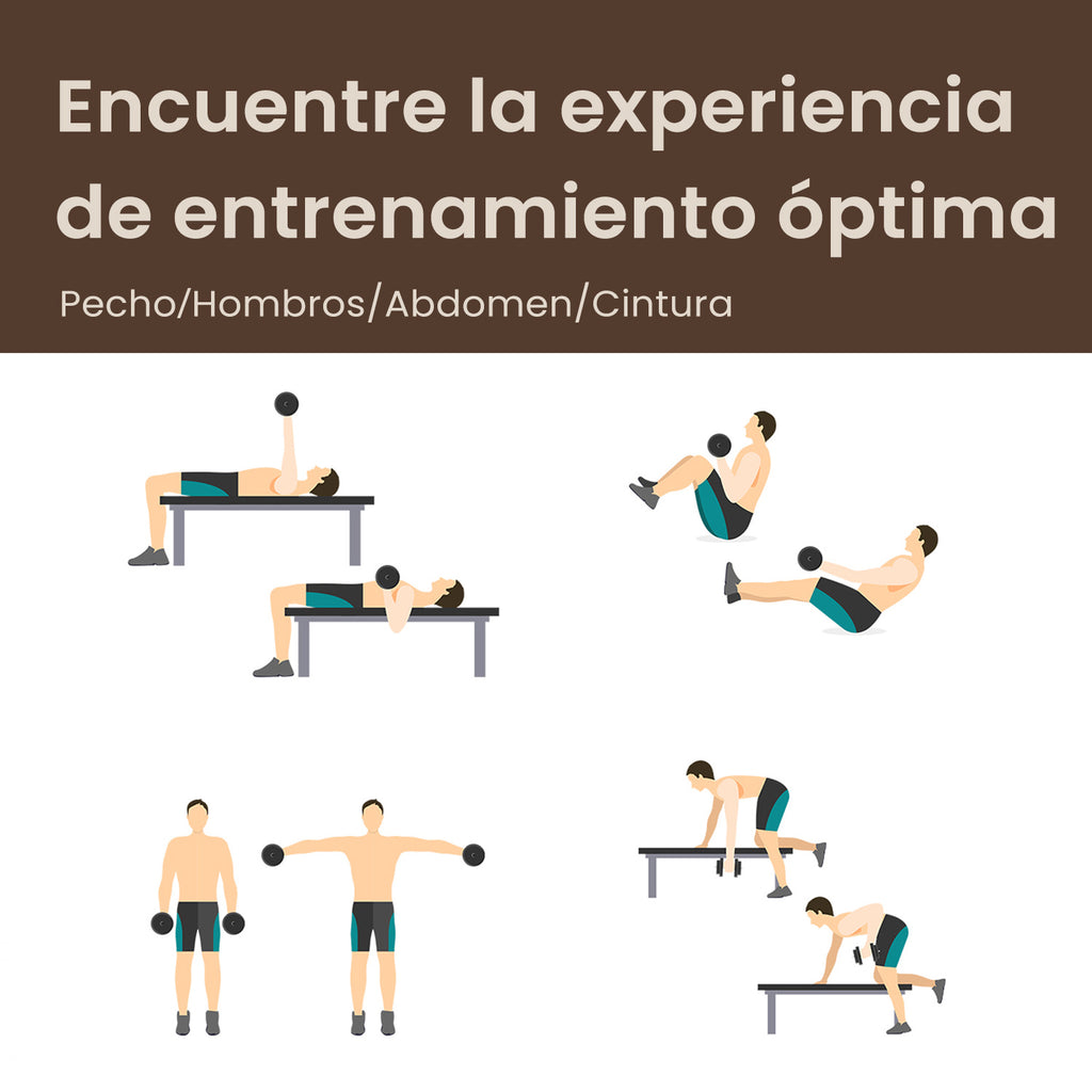 Set de pesas ajustables para entrenamiento en casa, ideal para hombres y mujeres, incluye barra extra, perfecto para ejercicios de levantamiento de pesas y fitness en el hogar - 20KG - 1 par, regalo de Navidad, decoración