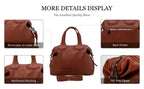 Bolso de Hombro Tote Suave y Cómodo de Color Sólido, Bolso de Uso Diario y Combinable para Mujeres