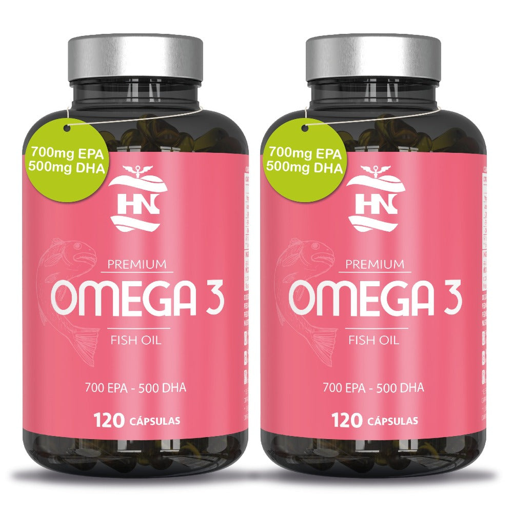 Omega 3 Aceite de Pescado 240 Cápsulas - 1000mg con EPA y DHA - Suministro para 4 Meses