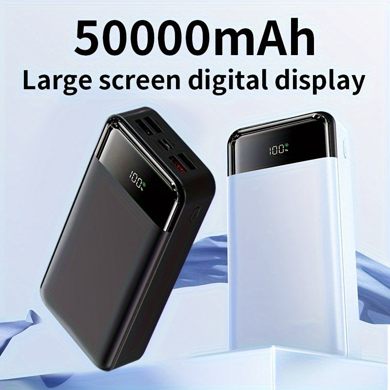 Power bank para carga durante viajes y uso diario | 50000 mAh