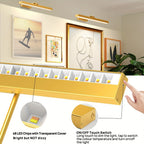 Luz LED recargable para cuadros ajustable | Para galería, dormitorio y baño