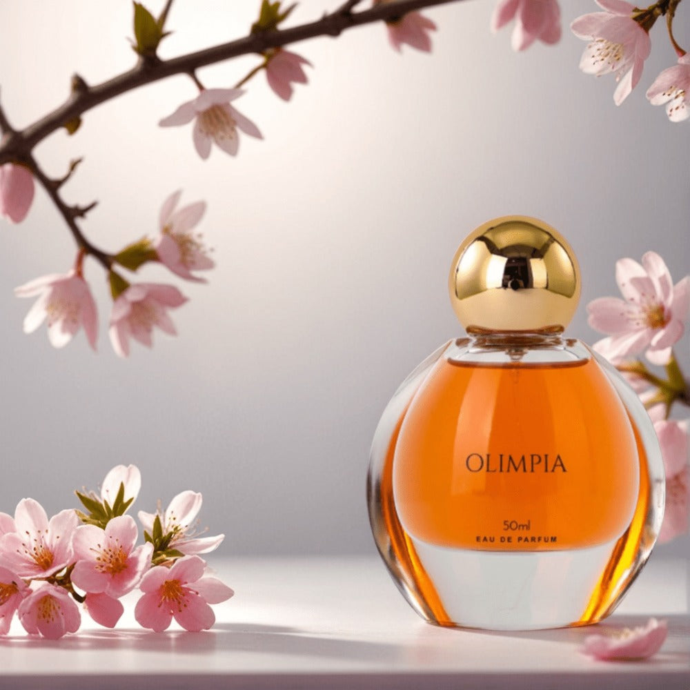 Perfume para mujer OLIMPIA Eau De Parfum 50 ml - Aroma seductor con notas florales y ambaradas - Elegancia en cada gota