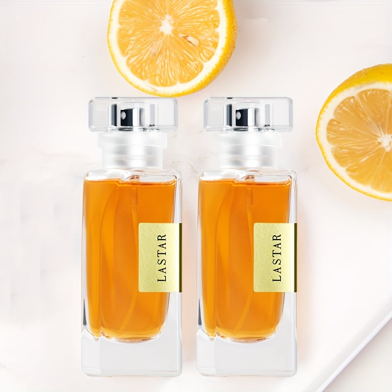 2 Botellas de Eau de Parfum en Spray Cítrico Fresco para Mujer, con Notas de Jazmín y Geranio, Cedro y Ámbar, Perfume de Mujer para Uso Diario, Regalo de Festival, 45MLx2pcs