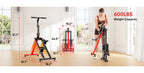 Esta versátil máquina de escalón ofrece funciones de esquí y escalada, es plegable para uso doméstico e incluye pedales anchos antideslizantes y manillares para mejorar la quema de grasa. Viene 90% preensamblada para una fácil configuración y se puede gua