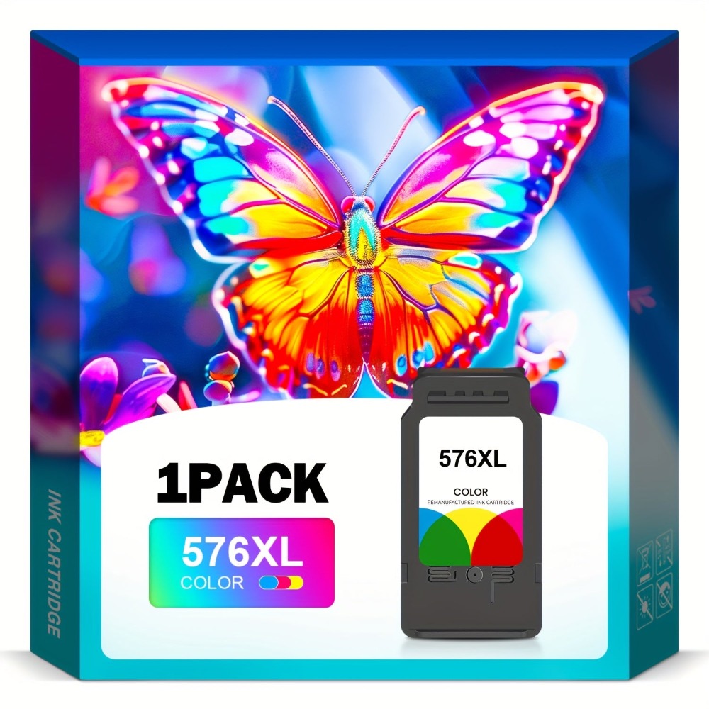 Compatible con cartuchos de tinta PG575XL CL576XL, repuesto negro y de color para tinta PG575XL CL576XL para impresoras Canon PIXMA Ts3550I Ts3551I Tr4750I Tr4751I